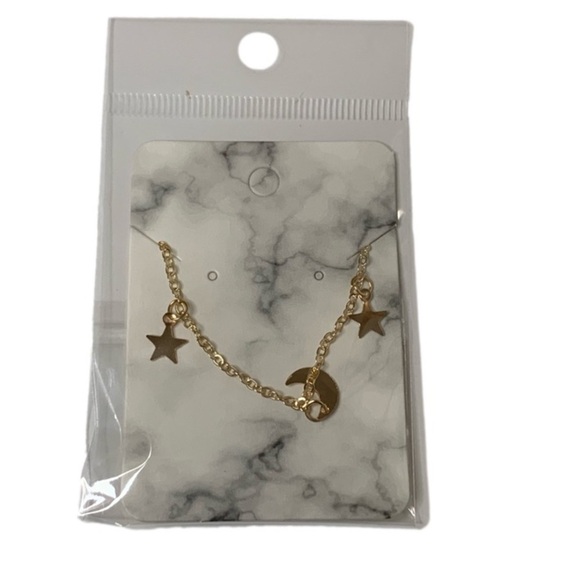 Star and moon necklace - Picture 2 of 6